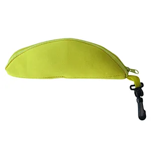 Custom reusable foldable shopping bag with banana pouch