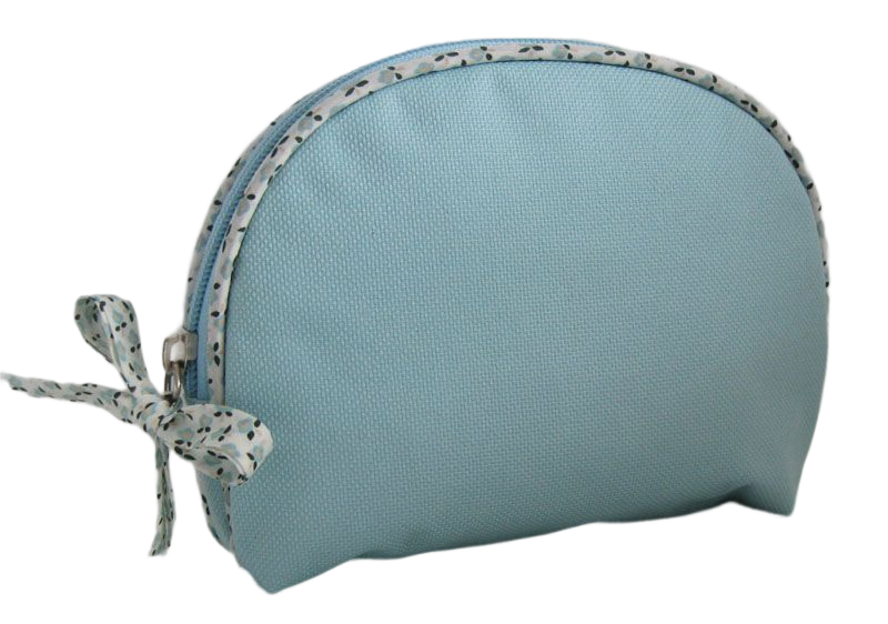 Shell shaped cosmetic bag