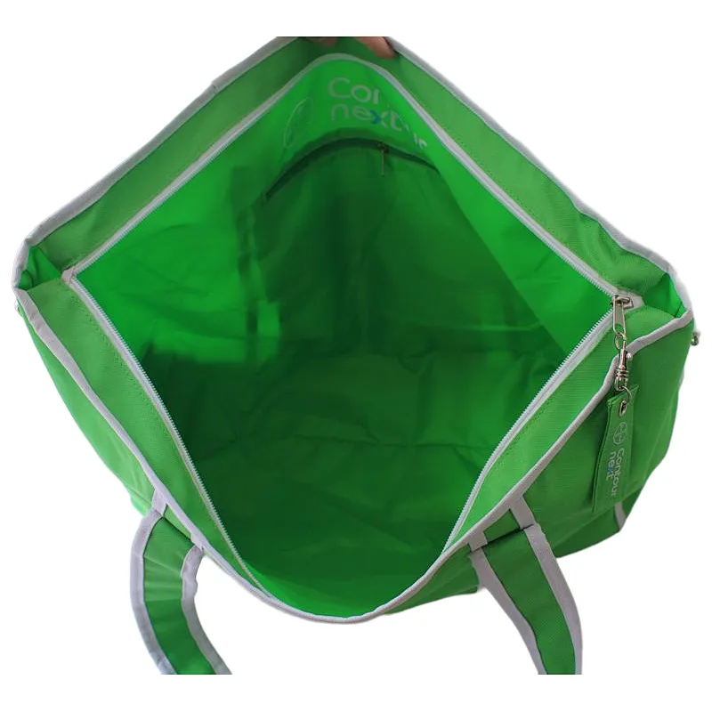 2022 Bayer Green polyester patterned shopping tote bag