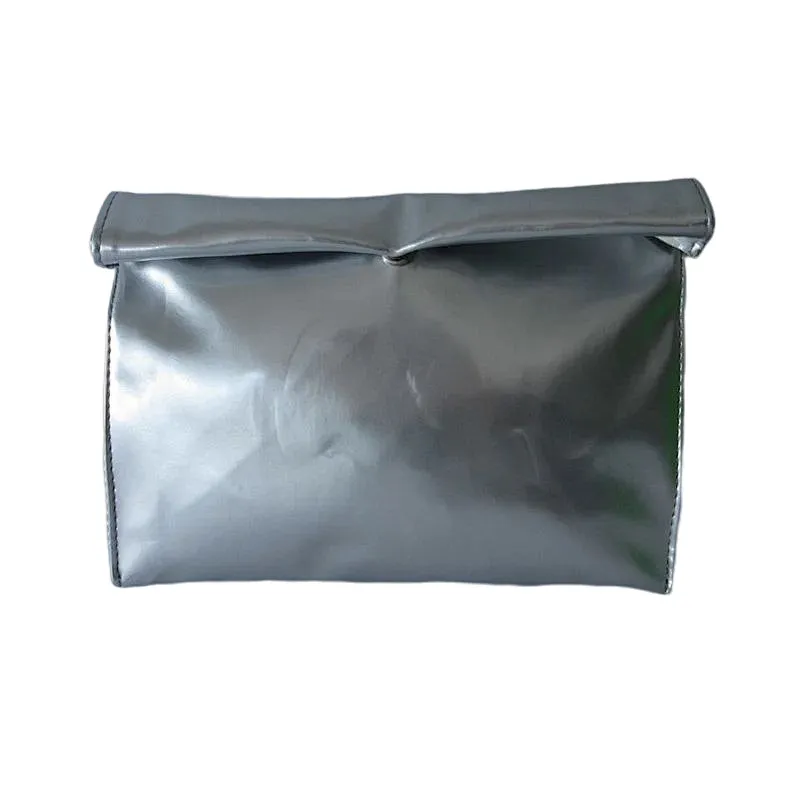 BSCI promotion women leather travel roll up cosmetic bag