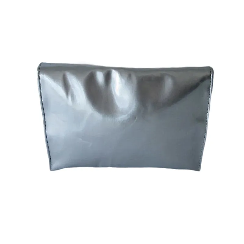BSCI promotion women leather travel roll up cosmetic bag