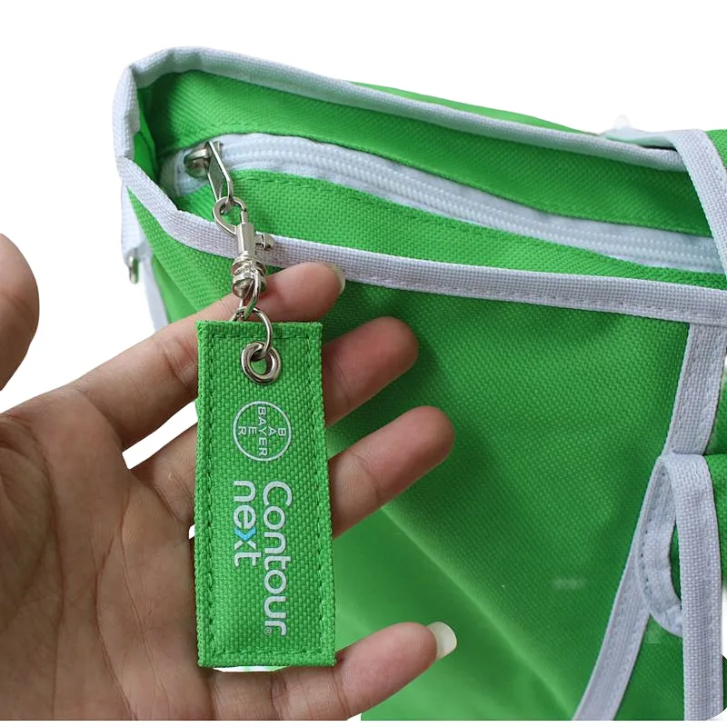 2022 Bayer Green polyester patterned shopping tote bag