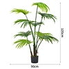 Artificial Green Palm Potted Plants