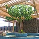 Artificial banyan tree wholesale Artificial Big Trees Simulated Landing Ficus Tree Indoor Outdoor Landscape Decoration plastic t
