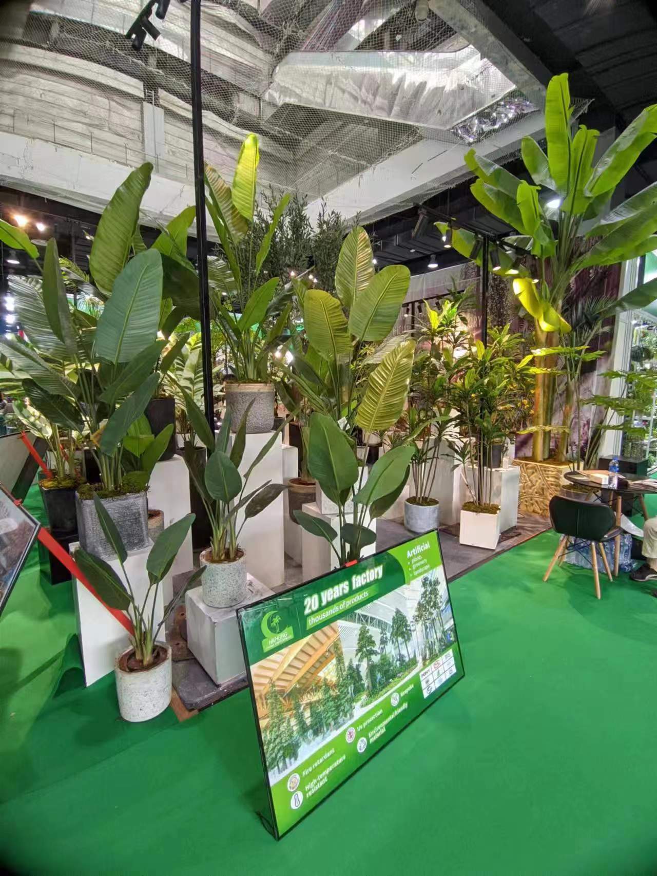 artificial olive tree, fake monstera, simulated ficus tree,