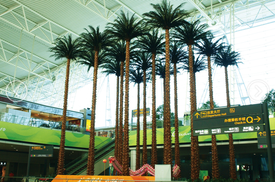 fake washington palm trees for indoor