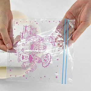 Custom biodegradable clear plastic ziplock bags
