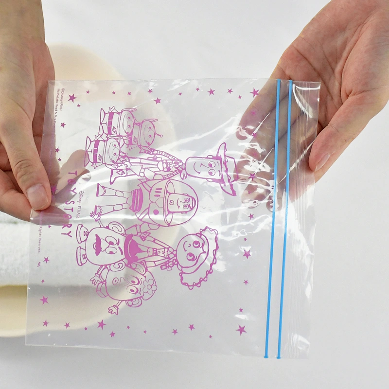 Custom biodegradable clear plastic ziplock bags