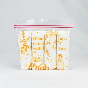 Custom biodegradable clear plastic ziplock bags