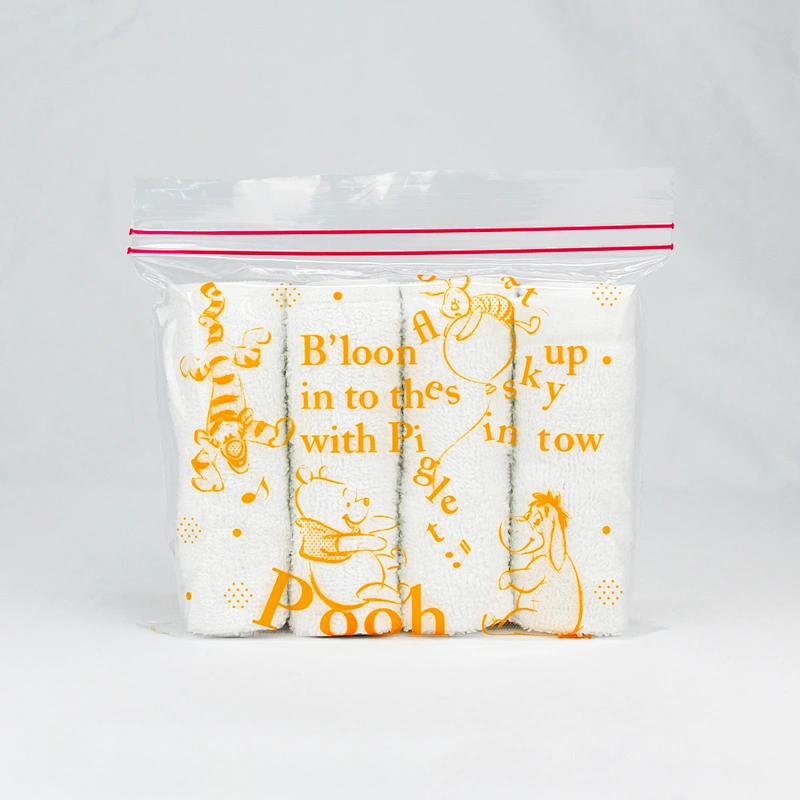 Custom biodegradable clear plastic ziplock bags