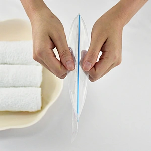 Custom biodegradable clear plastic ziplock bags