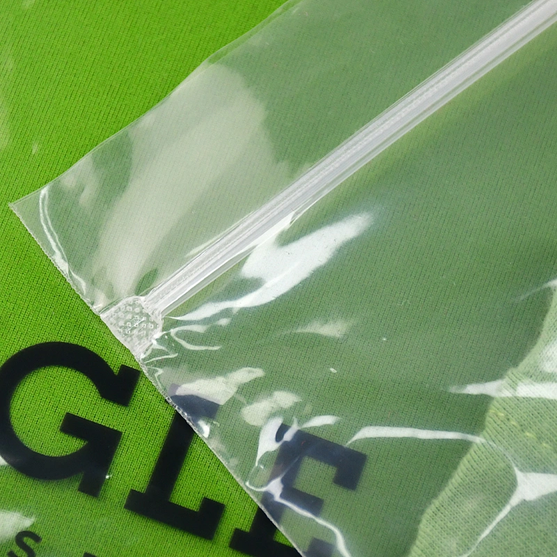 定制 grs 证书透明再生塑料自封袋