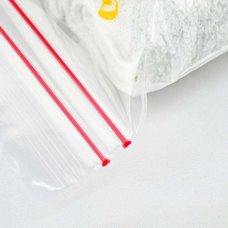 Custom biodegradable clear plastic ziplock bags