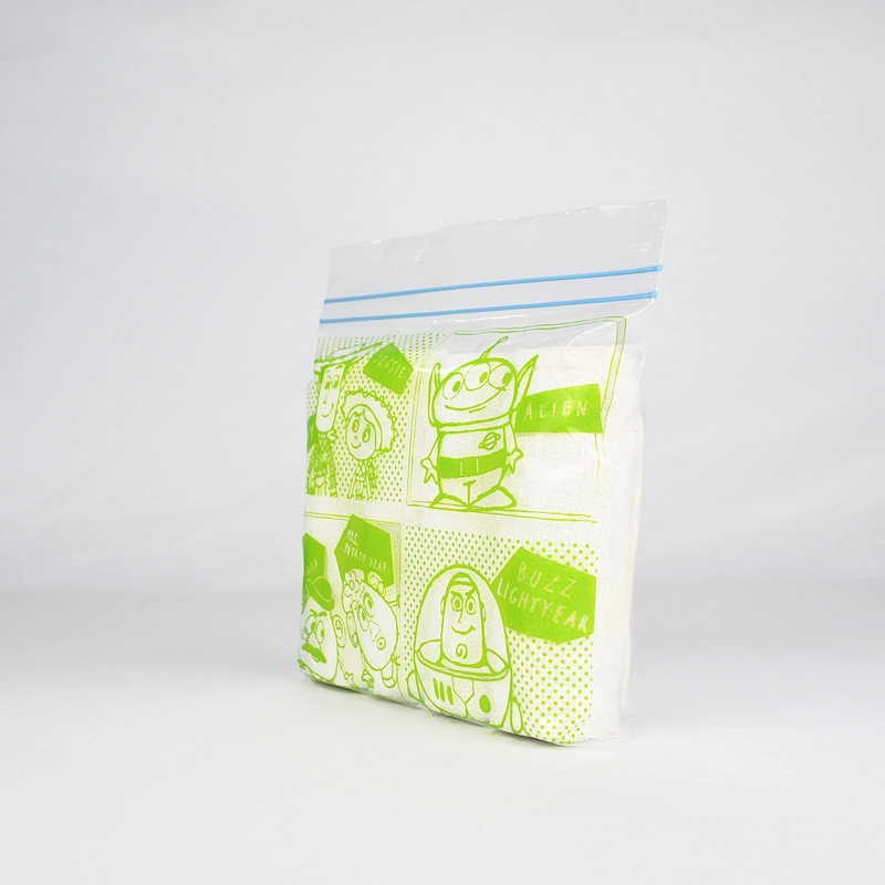 Custom biodegradable clear plastic ziplock bags