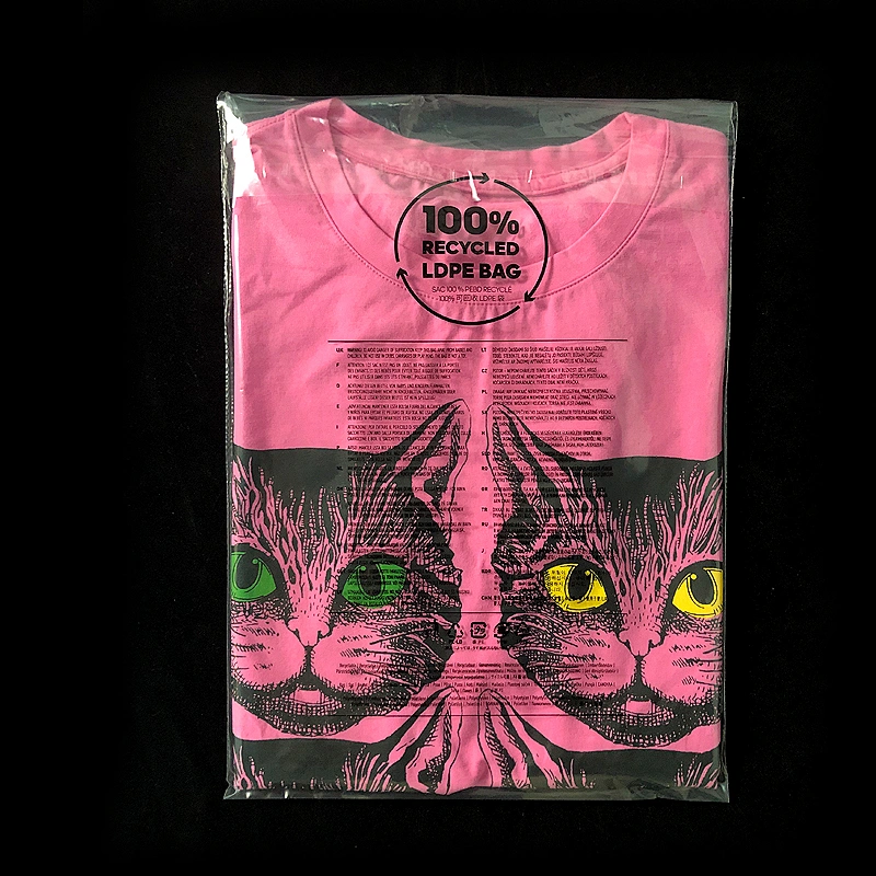 Biodegradable plastic bag transparent packaging bags self-adhesive bag for packaging