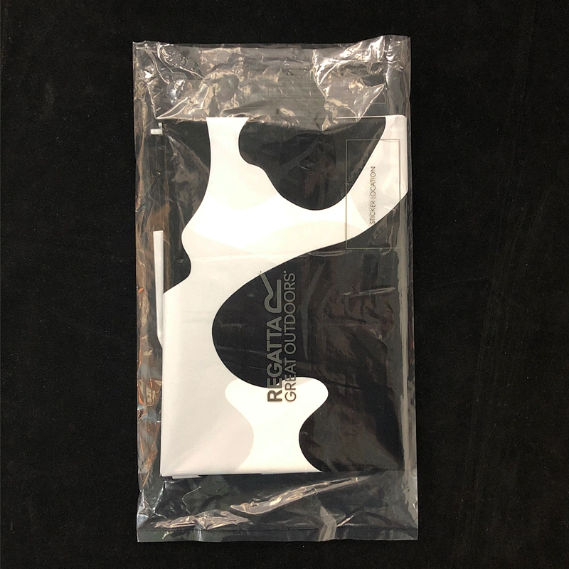 Transparent packaging bags degradable plastic bag for clothing recycling GRS certification self-adhesive bag