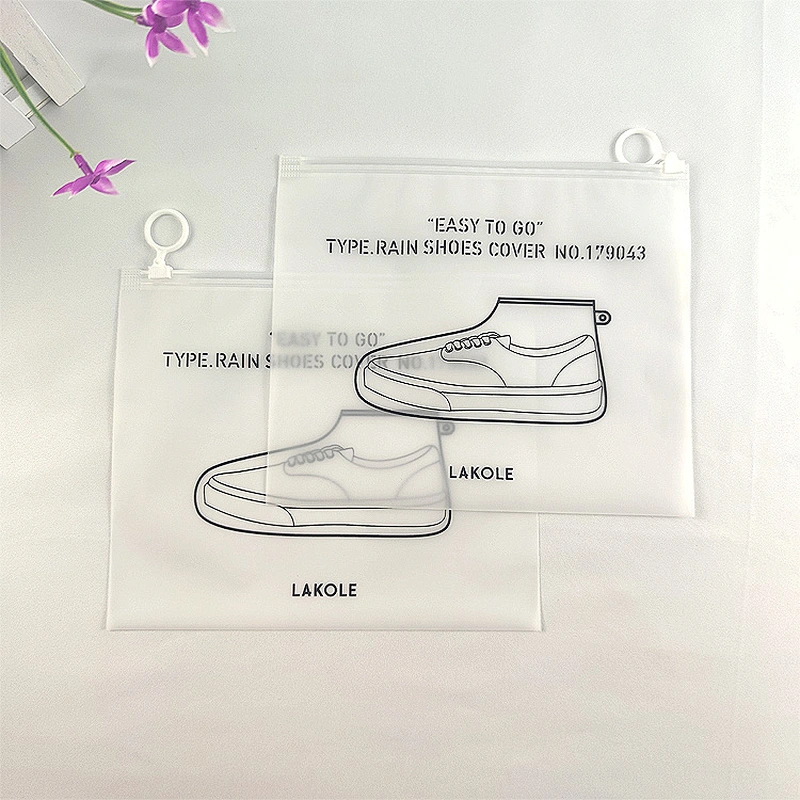 Customized plastic bag translucent zipper bag biodegradable zipper bag with logo