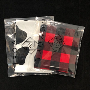 Transparent packaging bags degradable plastic bag for clothing recycling GRS certification self-adhesive bag