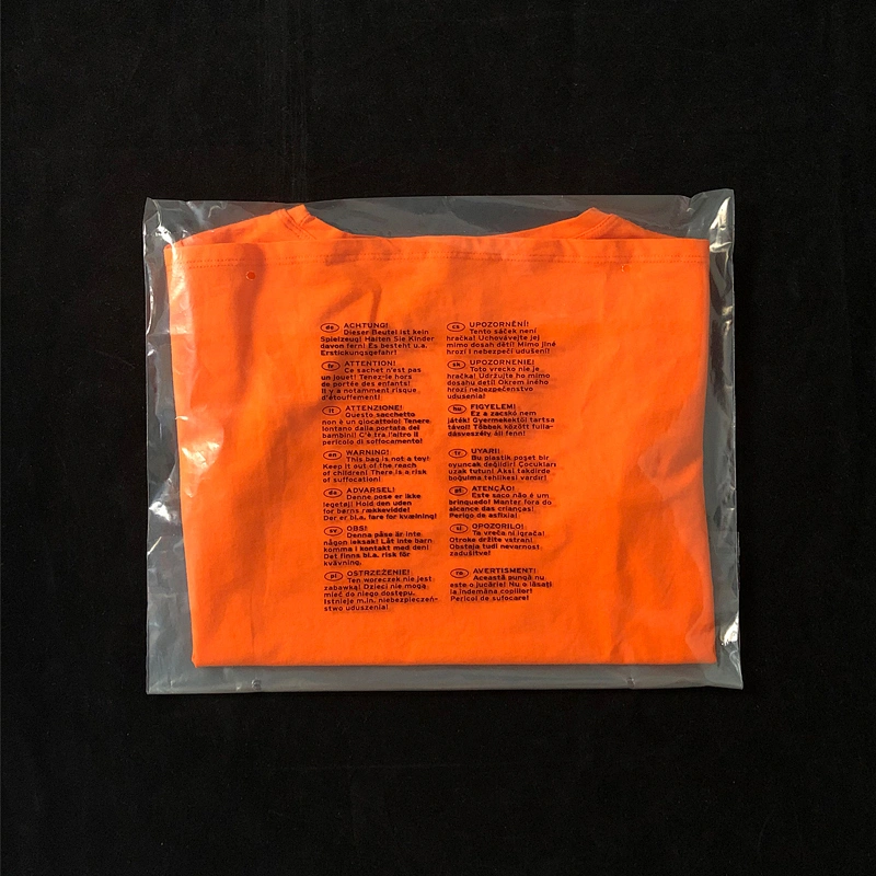 Biodegradable plastic bag transparent packaging bags self-adhesive bag for packaging