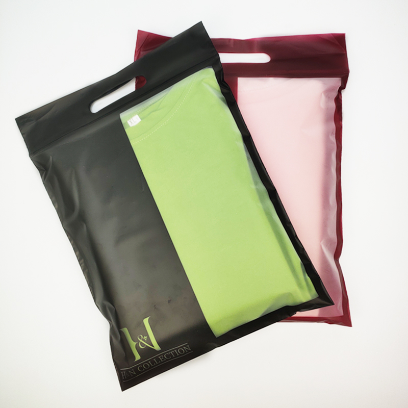 custom clothing ziplock bags