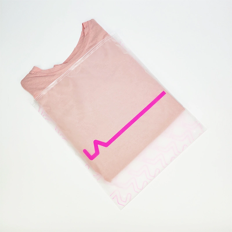 Biodegradable plastic bag frosted zip lock bags reusable plastic bag slide bags for packaging