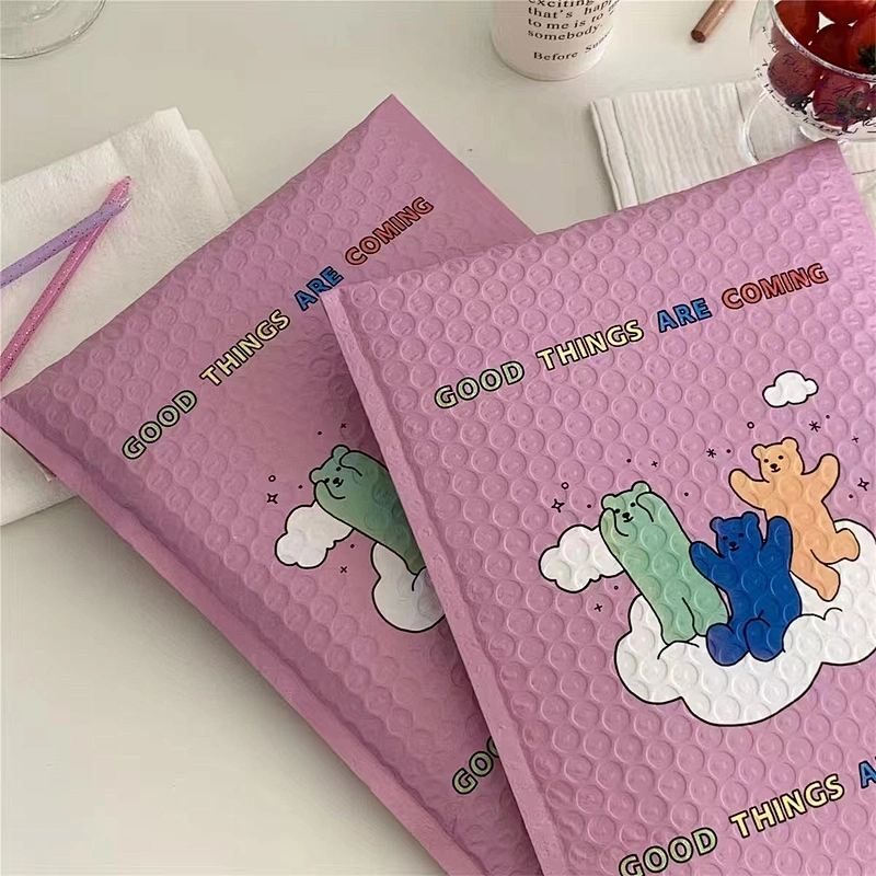 Custom recycle plastic mailing bags bubble explosion-proof water proof self-adhesive bag with logo