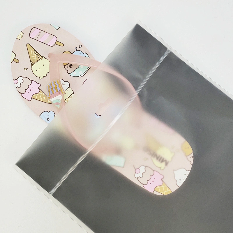 Plastic tote bags water proof frosted ziplock bag customized plastic bag with logo print
