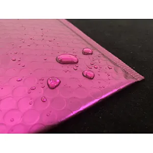 Custom  recycle bubble mailer bag pearlescent film bag sealing tape recyclable bubble bag for shipping