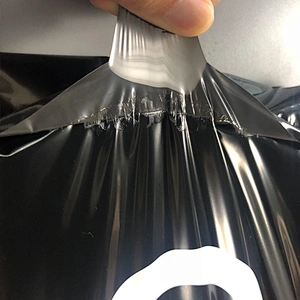 Custom courier bag plastic courier mailing bag black courier bag with logo