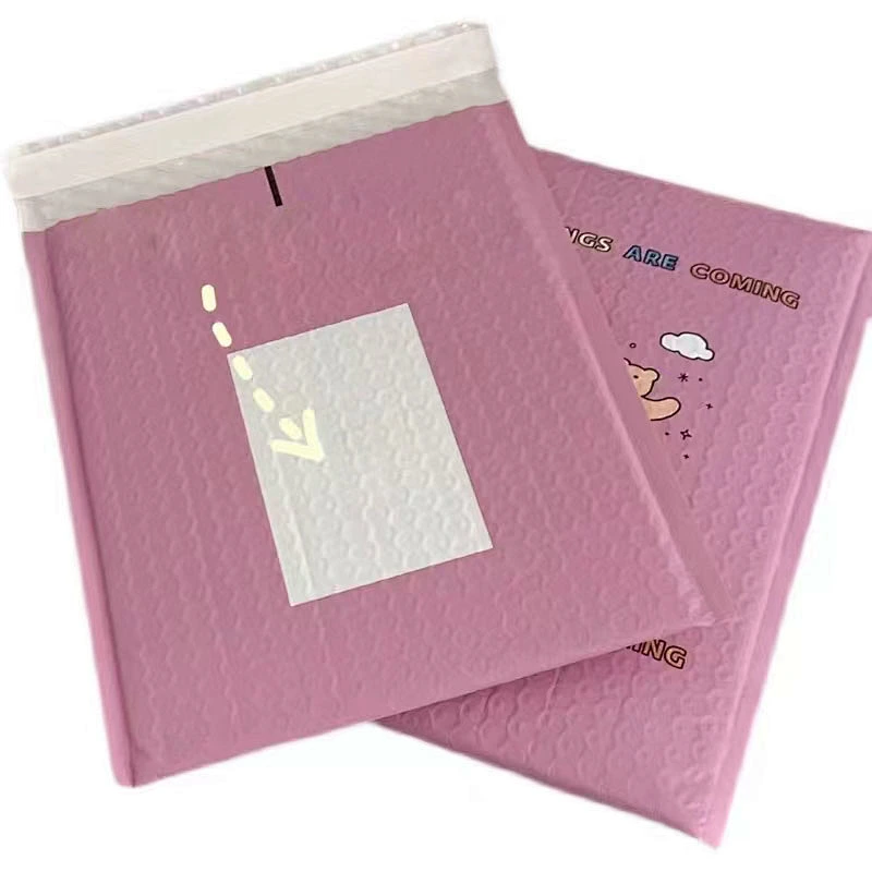 Custom recycle plastic mailing bags bubble explosion-proof water proof self-adhesive bag with logo