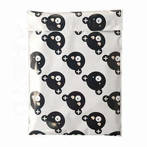 Recyclable LDPE courier bags bear ziplock plastic bag  custom courier plastic bags