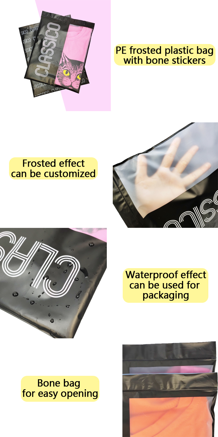custom wholesale plastic compound bag with logo
