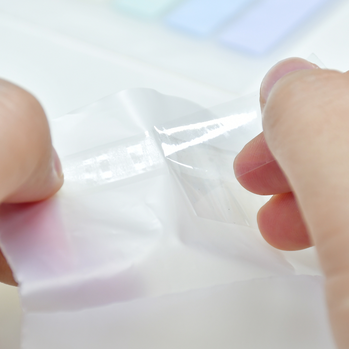 frosted zip lock bags