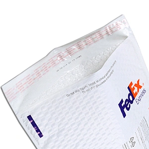 White bubble mailer bags for packing articles