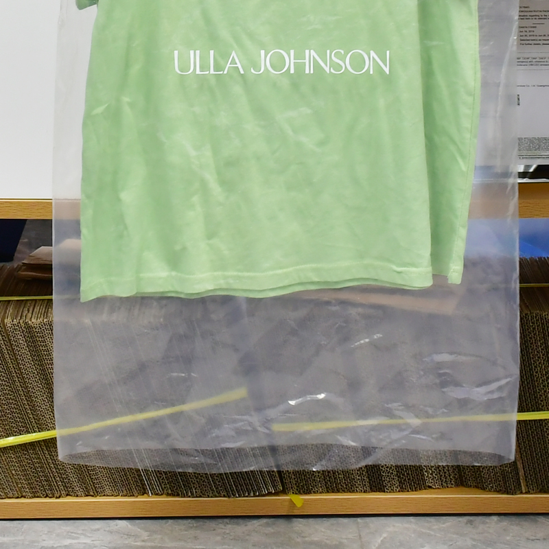 customized clear garment bags