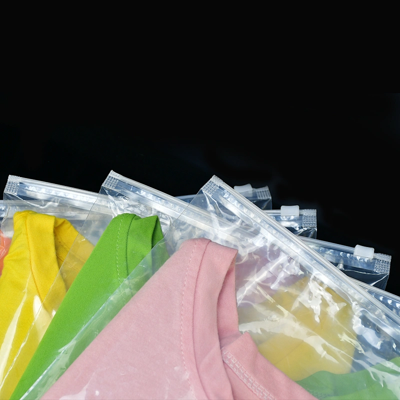 Custom biodegradable frosted plastic slider ziplock bags