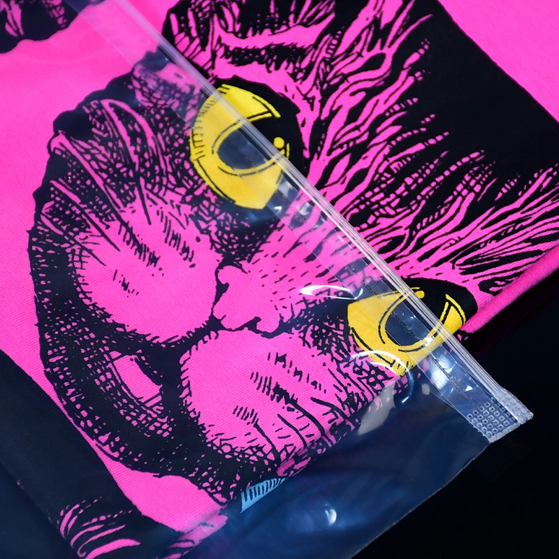 Custom biodegradable frosted plastic slider ziplock bags