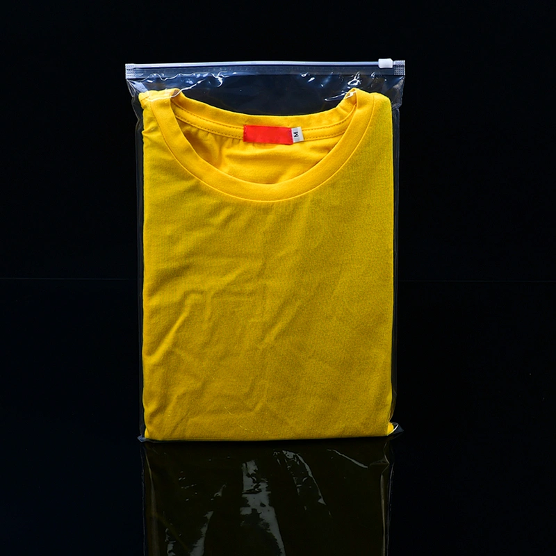 Custom biodegradable frosted plastic slider ziplock bags
