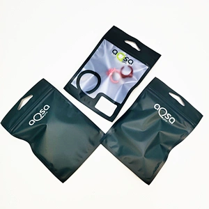 Self-sealing frosted aluminum foil bag moisture proof compound plastic bag customizable colors ziplock bag