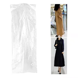 Transparent garment bags waterproof custom logo