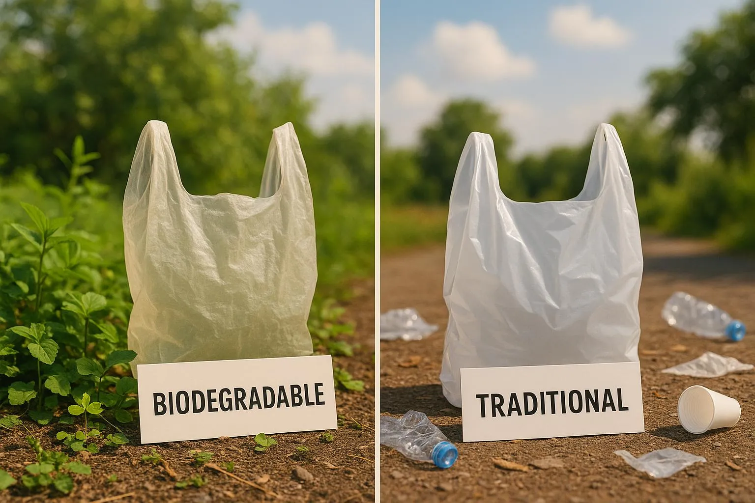Biodegradable Materials Plastic Bags