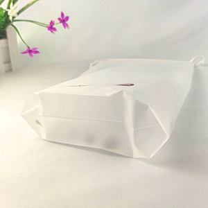 Custom drawstring bag recycled plastic bags stand up bag packaging bag with logo