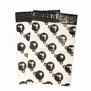 Recyclable LDPE courier bags bear ziplock plastic bag  custom courier plastic bags