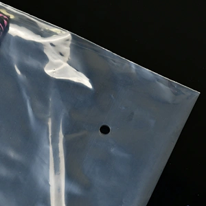 Custom biodegradable frosted plastic slider ziplock bags
