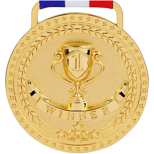 3D ganador de medallas de metal