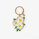 flower leaf keychain