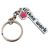 metal keychain with enamel