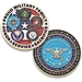 ejército de monedas de desafío militar