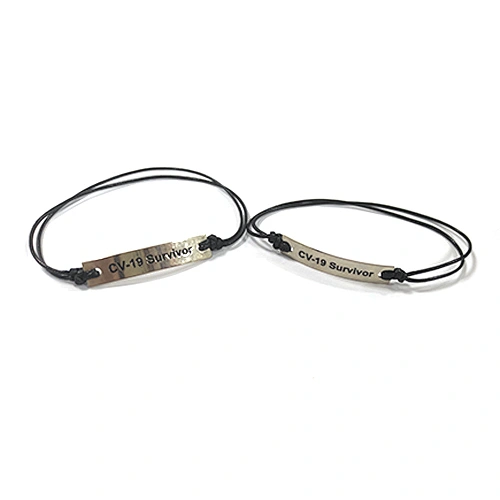 Custom metal bracelets as souvenirs