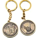 antique coin keychain